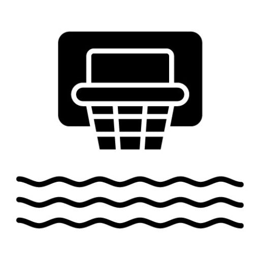 Water Basketball Glyph Icon