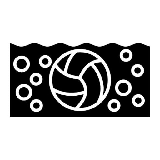 Water Polo Glyph Icon