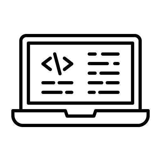 Laptop Coding Icon