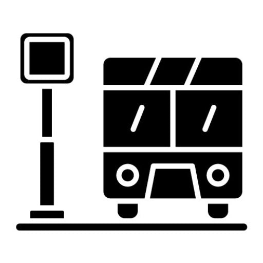 Use Public Transportation Glyph Icon