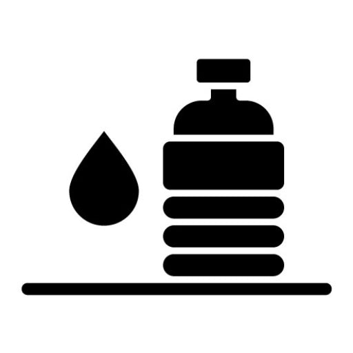Water And Vinegar Cleaning Glyph Icon