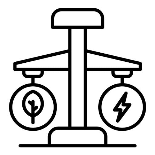 Zero Energy Balance Icon