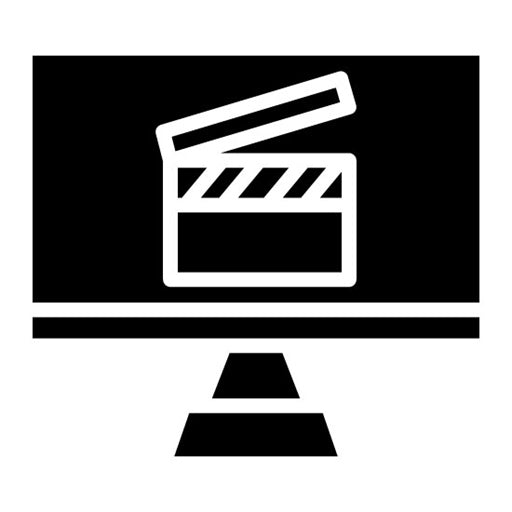 Webcast Glyph Icon