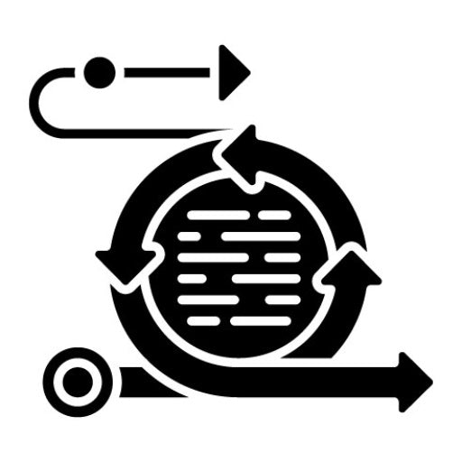 Agility Glyph Icon | Agile