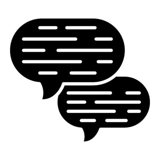 Communication Glyph Icon | Agile