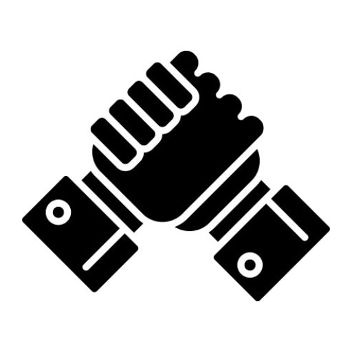 Customer Collaboration Glyph Icon