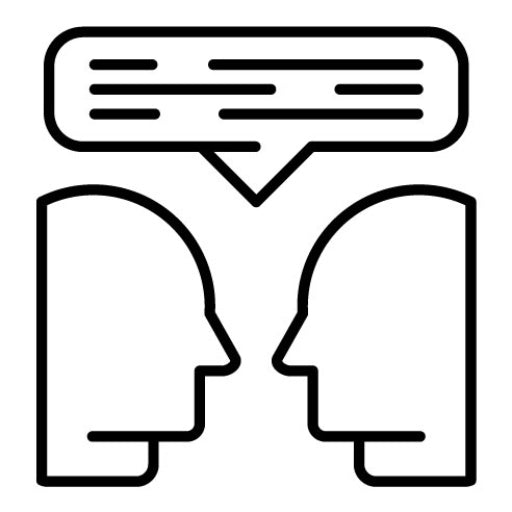 Face To Face Conversation Icon
