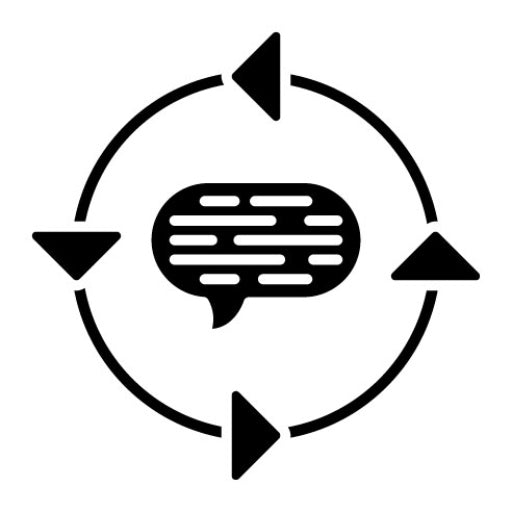 Feedback Loop Glyph Icon