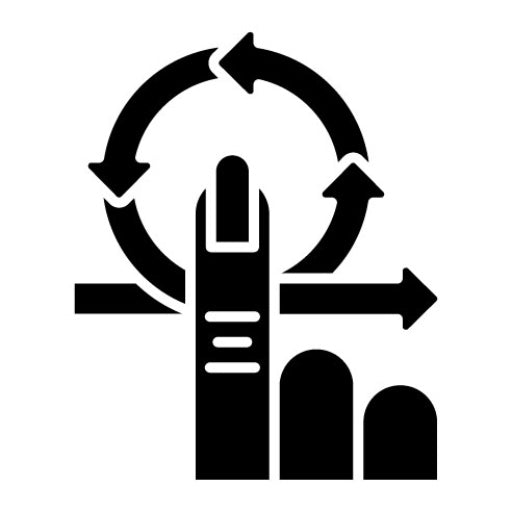 Hand Off Glyph Icon