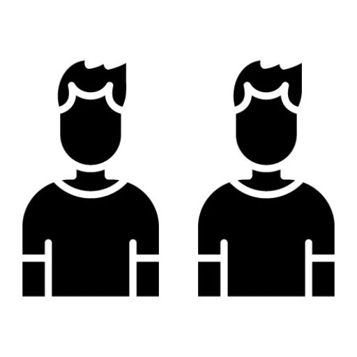 Individuals Glyph Icon