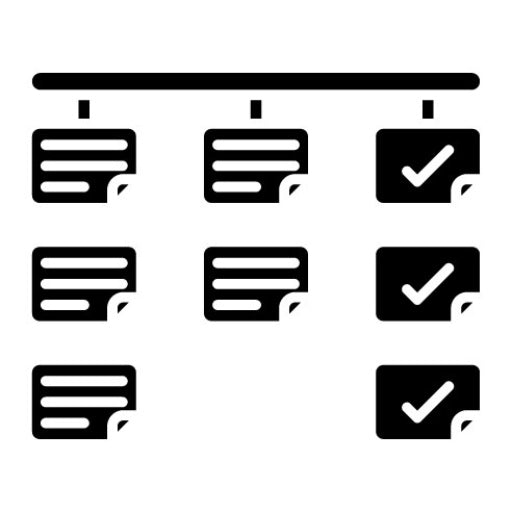 Kanban Glyph Icon