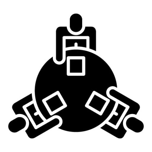 Meeting Glyph Icon