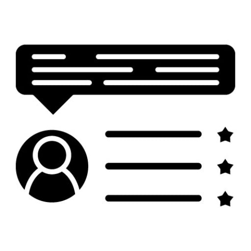 Review Glyph Icon
