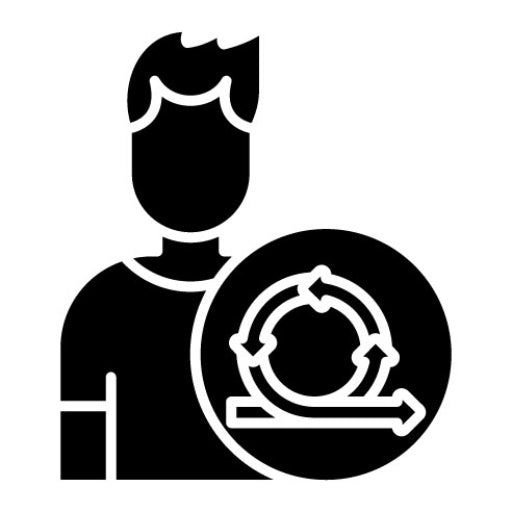 Scrummaster Glyph Icon