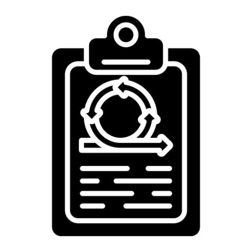 Sprint Backlog Glyph Icon