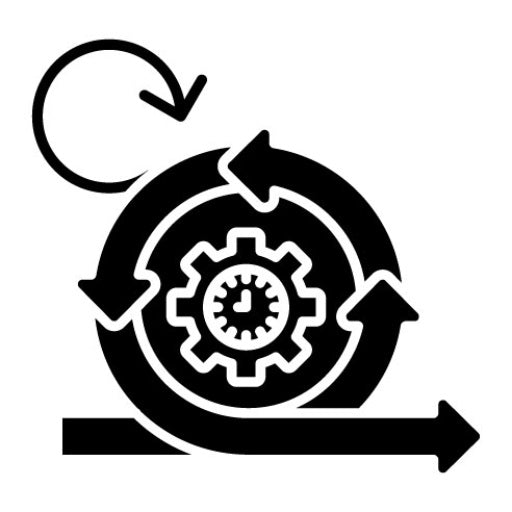 Sprint Review Glyph Icon