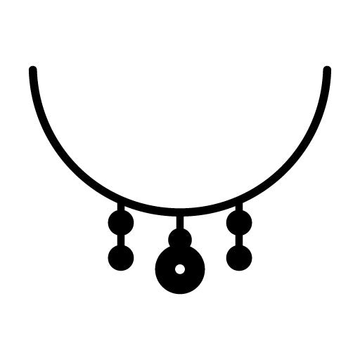 Necklace Glyph Icon