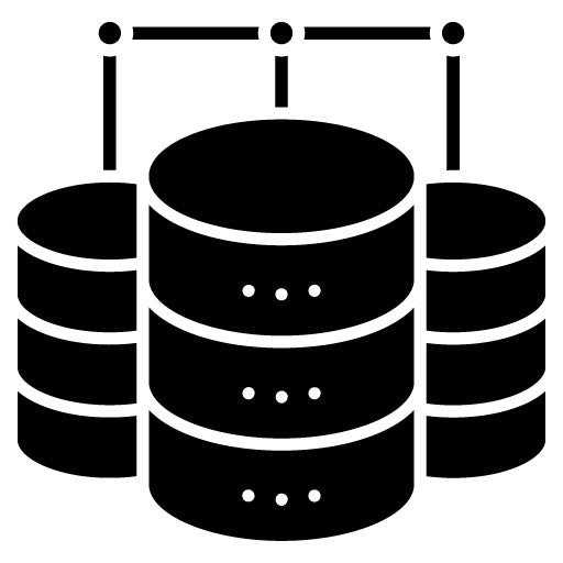 Big Data Glyph Icon | Computer Science