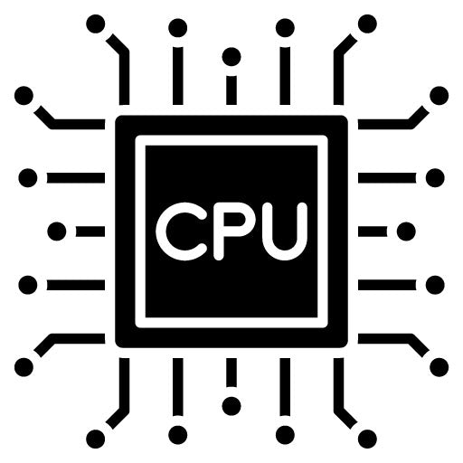 Cpu Glyph Icon | Computer Science