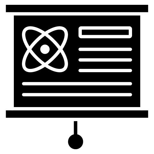 Computer Science Course Glyph Icon