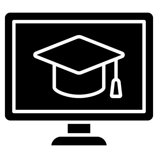 Computer Science Degree Glyph Icon