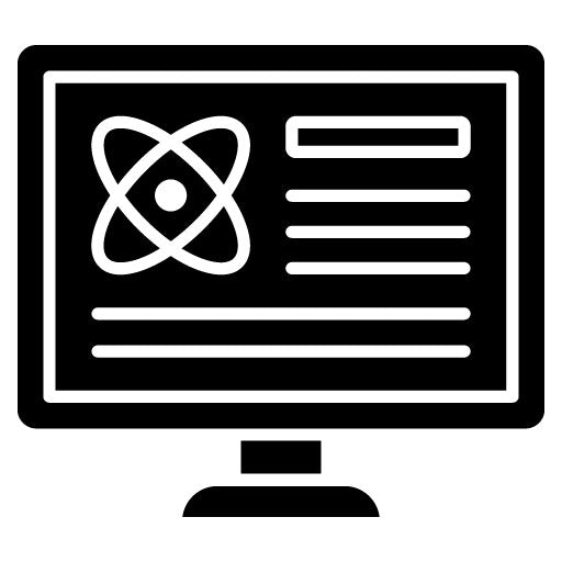 Computer Science Glyph Icon