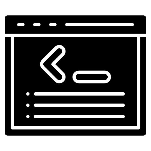 Console Command Line Glyph Icon