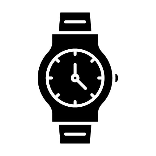 Wristwatch Glyph Icon | Mall
