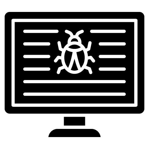 Virus Glyph Icon | Computer Science