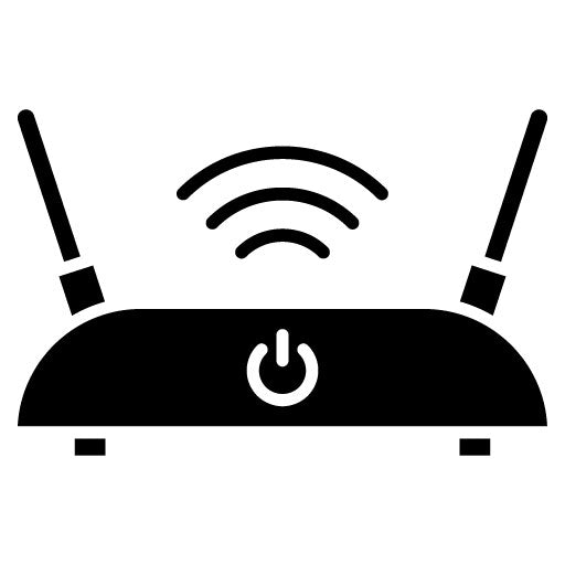 Wireless Hardware Glyph Icon