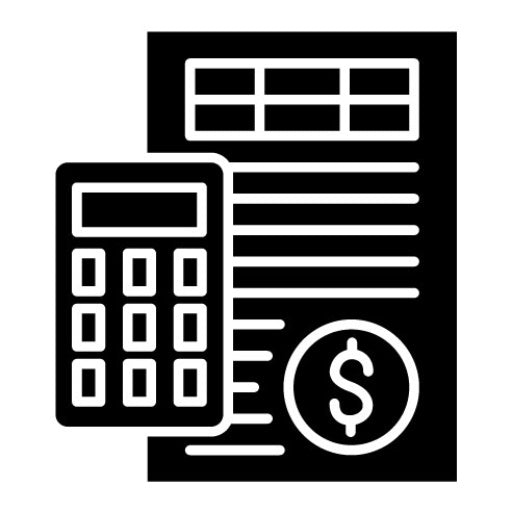 Accounting Glyph Icon