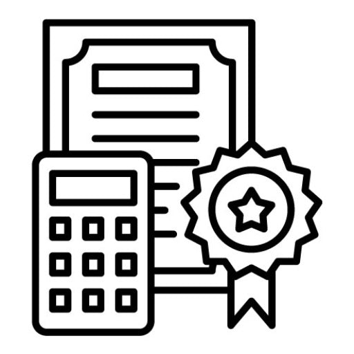 Accounting Certificate Icon