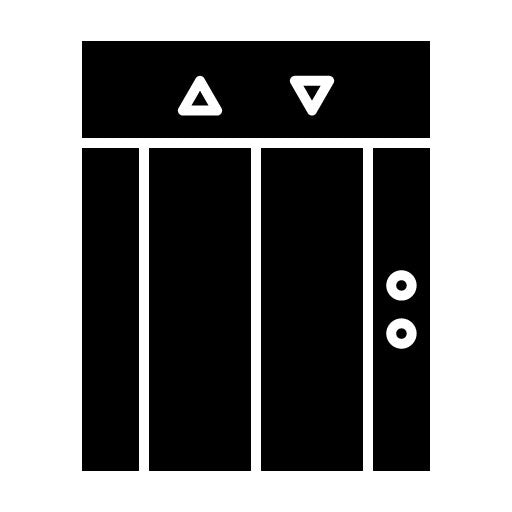 Elevator Glyph Icon