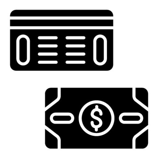 Accounting Methods Glyph Icon