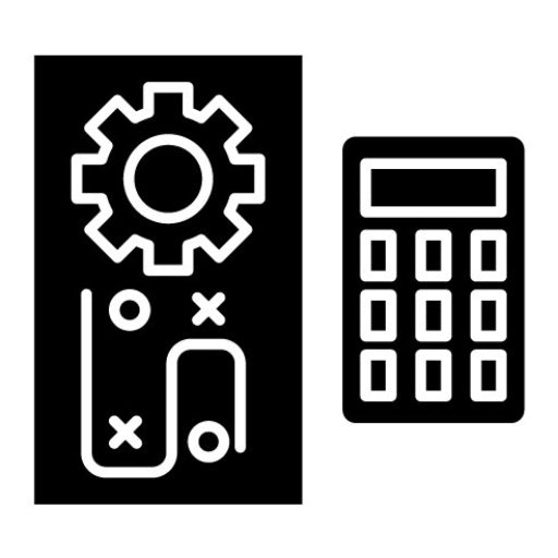 Accounting Principles Glyph Icon