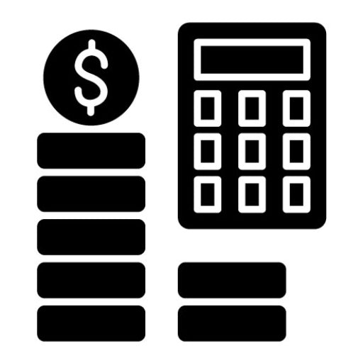 Budget Glyph Icon | Accounting