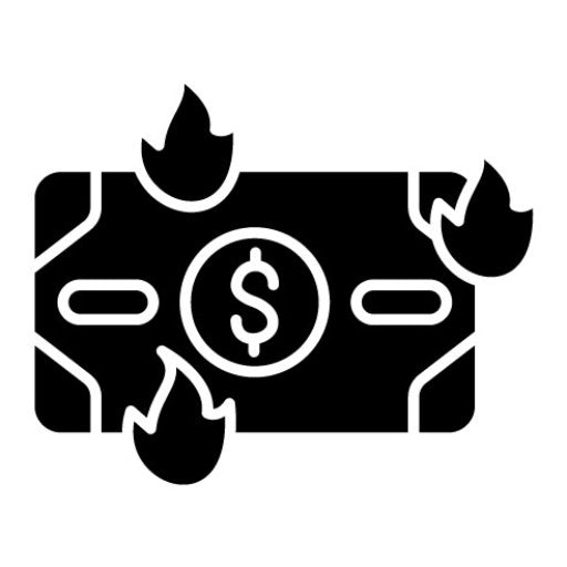 Burn Rate Glyph Icon