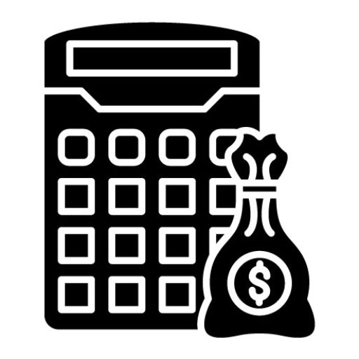 Cost Accounting Glyph Icon