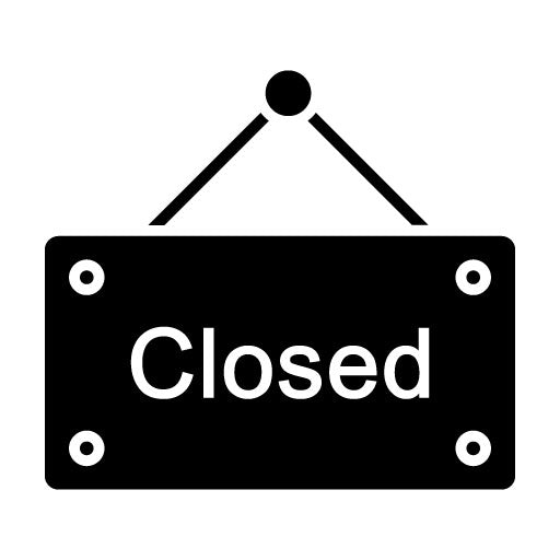 Closed Tag Glyph Icon