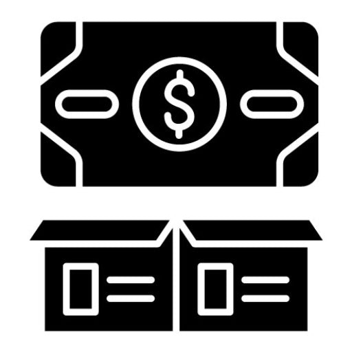 Petty Cash Glyph Icon