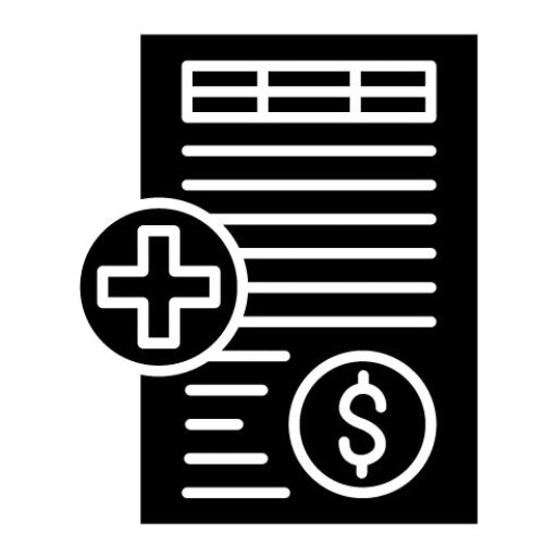 Single Entry Bookkeeping Glyph Icon