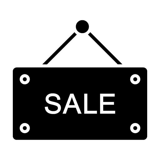 Sale Glyph Icon