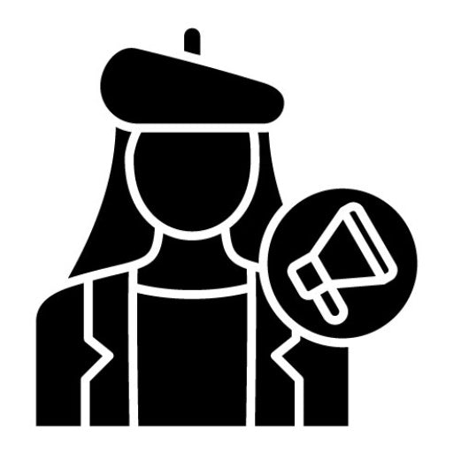 Director Female Glyph Icon