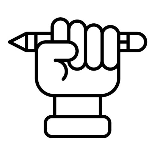 Hand And Pencil Icon