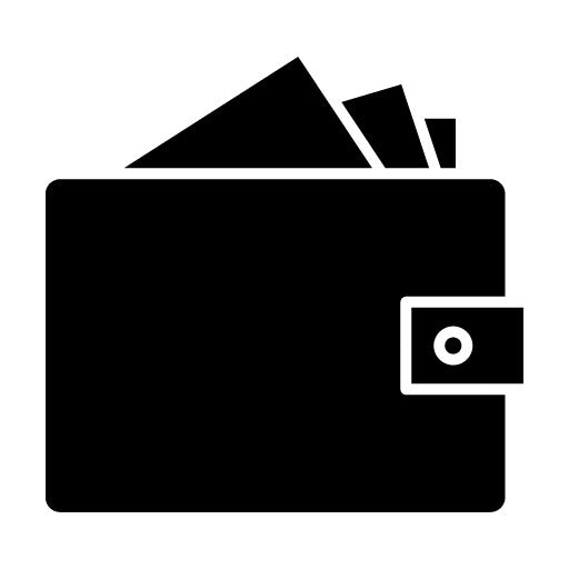 Wallet Glyph Icon