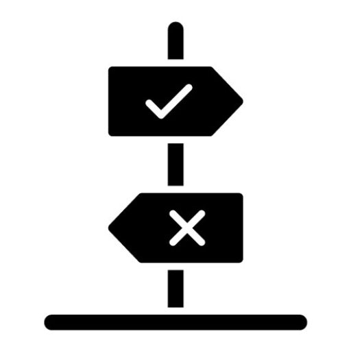 Career Path Glyph Icon | Recruitment Agency