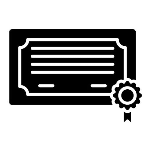 Certificates Glyph Icon