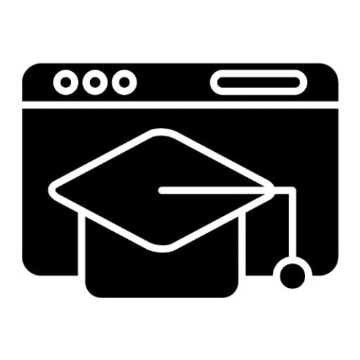 Courses Glyph Icon | Recruitment Agency
