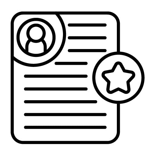 Good Resume CV Icon