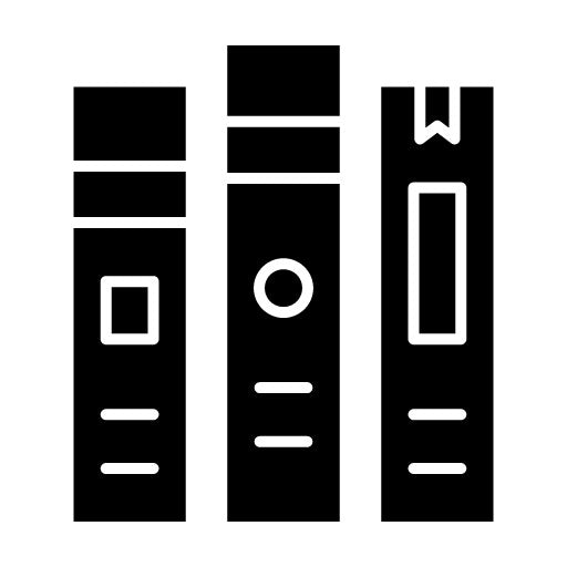 Mall Books Glyph Icon